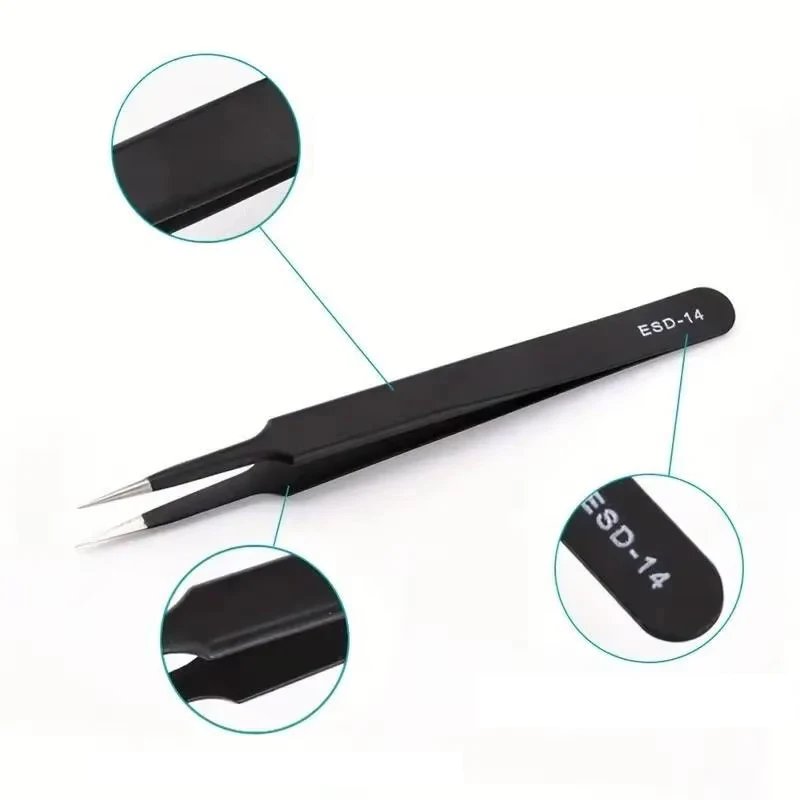 6-delige precisie lange pincet - Electronics Repair Tools recensie en prijs