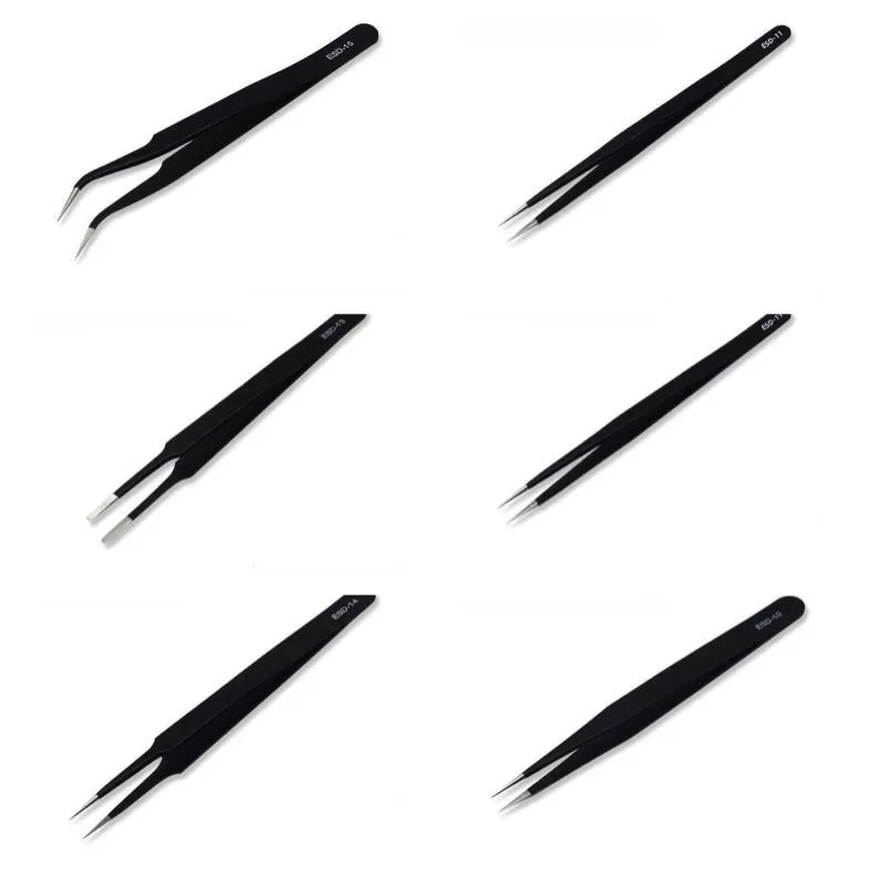 6-delige precisie lange pincet - Electronics Repair Tools recensie en prijs