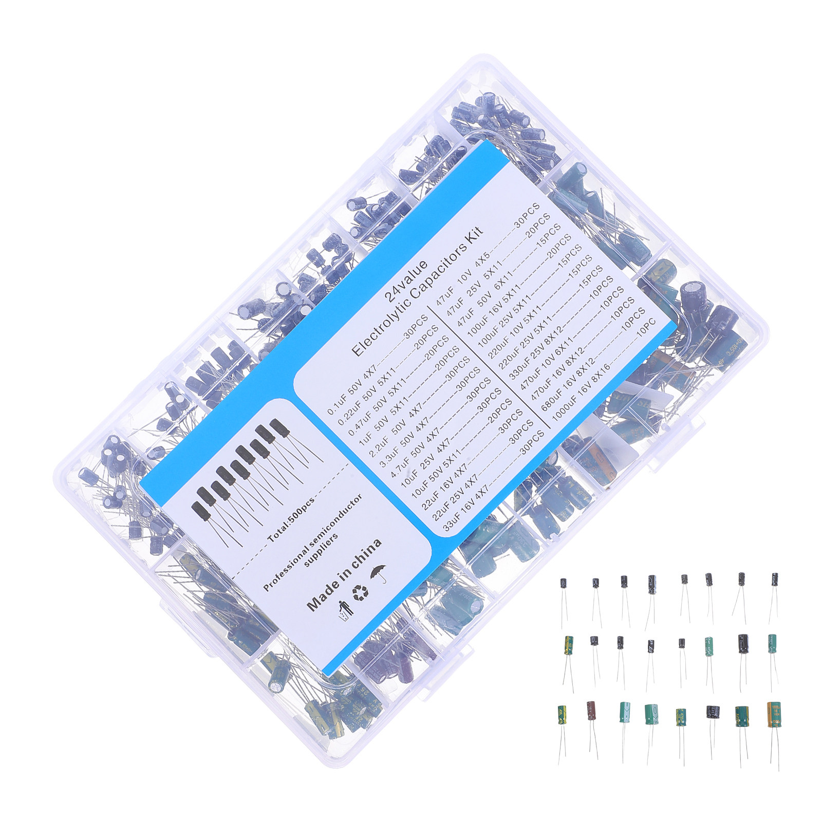 500 stuks aluminium elektrolyt - Electronics Repair In Usa recensie en prijs