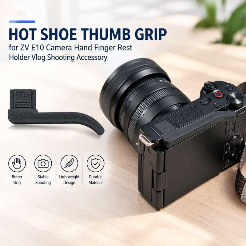 Hot Shoe Thumb Grip voor ZV E1 - Sony Camera Zv-E10 recensie en prijs